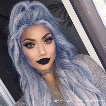 Vigorous Heat Resistant Synthetic Long Body Wave Drawstring Ponytail Hair Extensions Ponytail for Black Women Natural Black